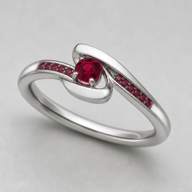 use parallel 10 gauge half round for the shank
edit the attached jewelry design with these instructions: use parallel 10 gauge half round for the shank. keep it photorealistic, just the design no text