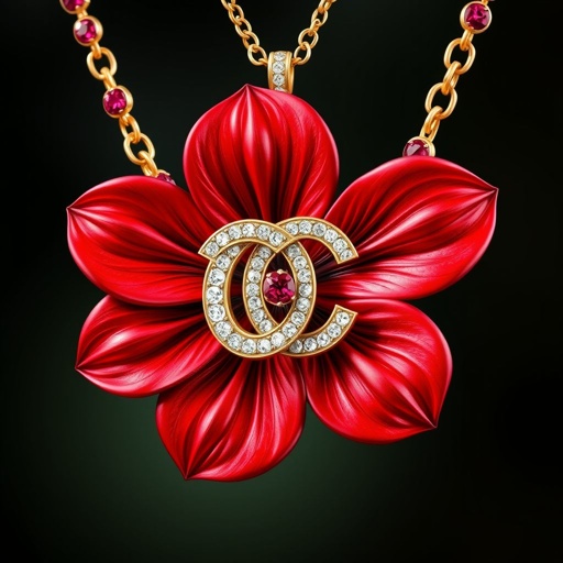 Red flower with C inside
