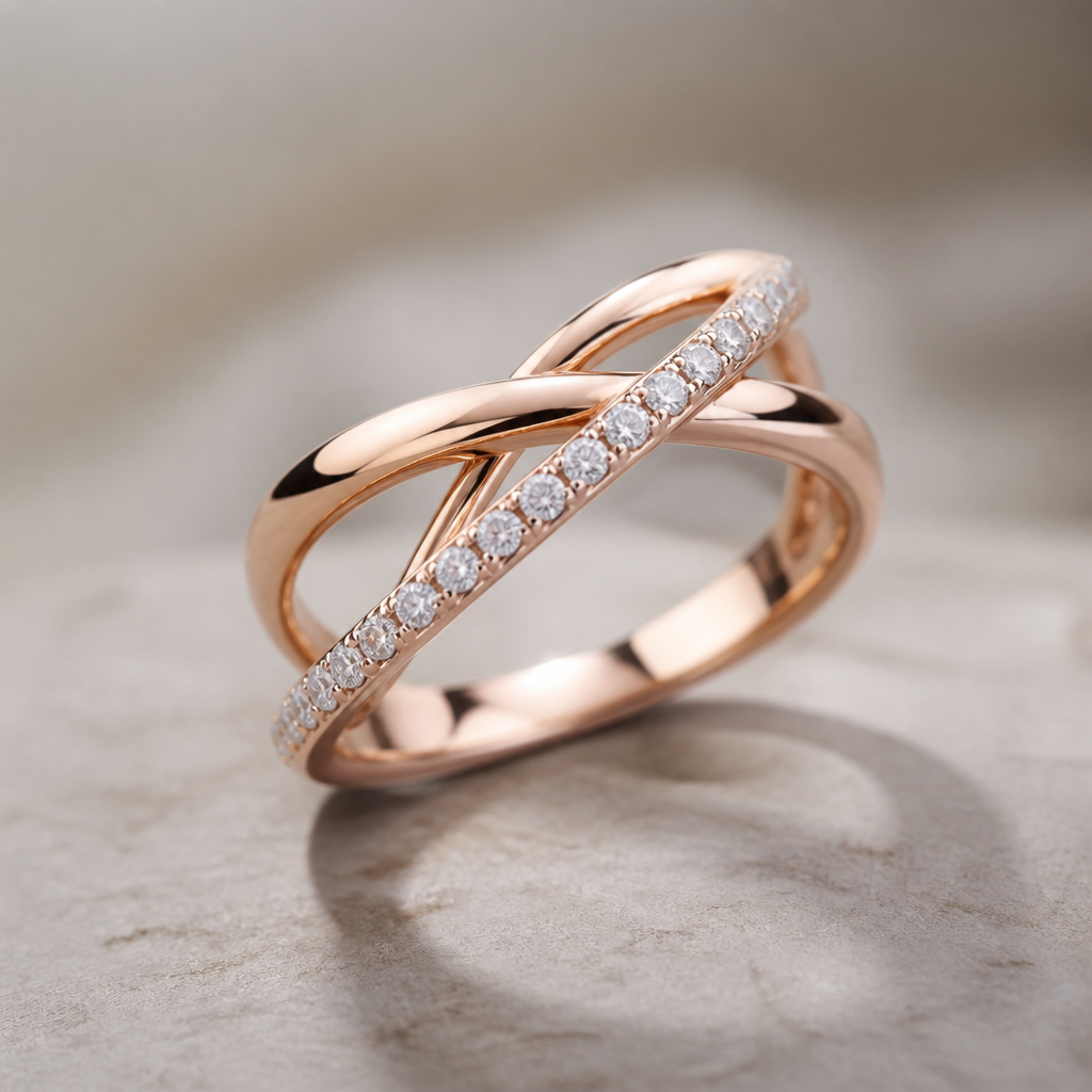 A women's ring
photorealistic jewelry design, A women's ring, modern style, just the design no text