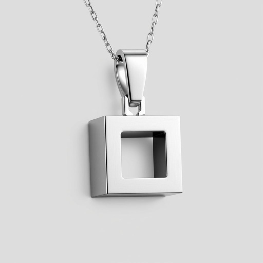 A letter H in a cube shape