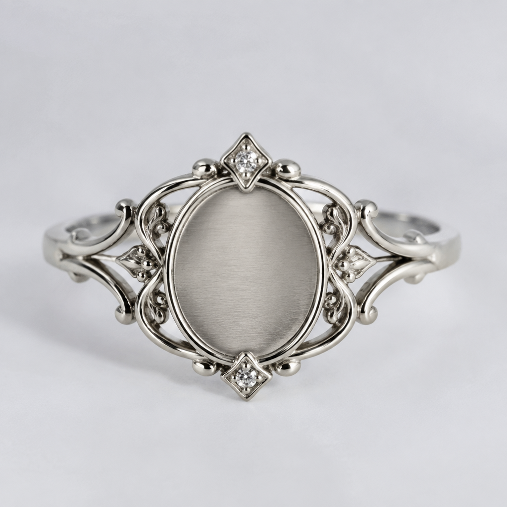 A classic women's ring made of silver. it's going to be a neckless for my favorite artist so it is going to be a text that is 21:47 on it
photorealistic jewelry design, A classic women's ring made of silver. it's going to be a neckless for my favorite artist so it is going to be a text that is 21:47 on it, classic style, just the design no text