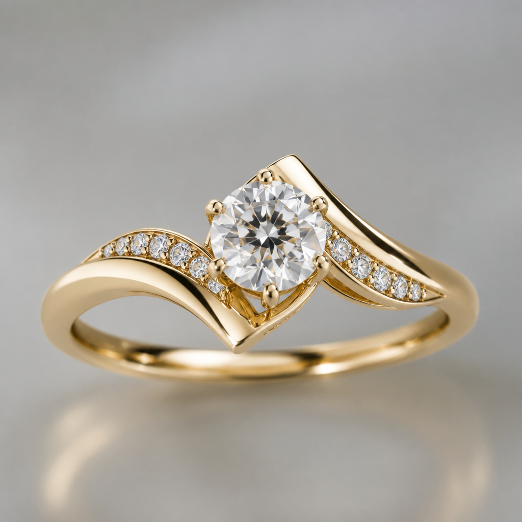 A women's ring
photorealistic jewelry design, A women's ring, modern style, just the design no text