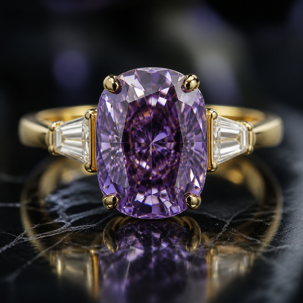 20 karat purple Diamond ring
photorealistic jewelry design, 20 karat purple Diamond ring , just the design no text