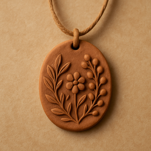 Clay pendant 