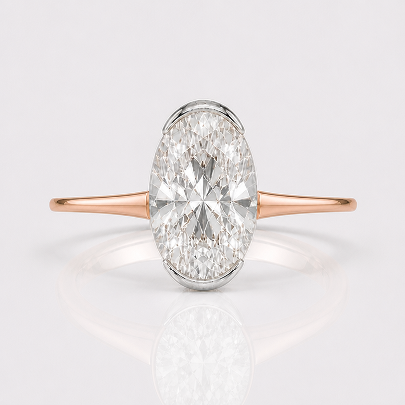 4mm tapered to 2mm at the base band
edit the attached jewelry design with these instructions: 4mm tapered to 2mm at the base band. keep it photorealistic, just the design no text