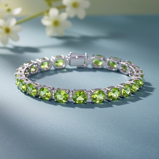 Modern peridot jewelry design