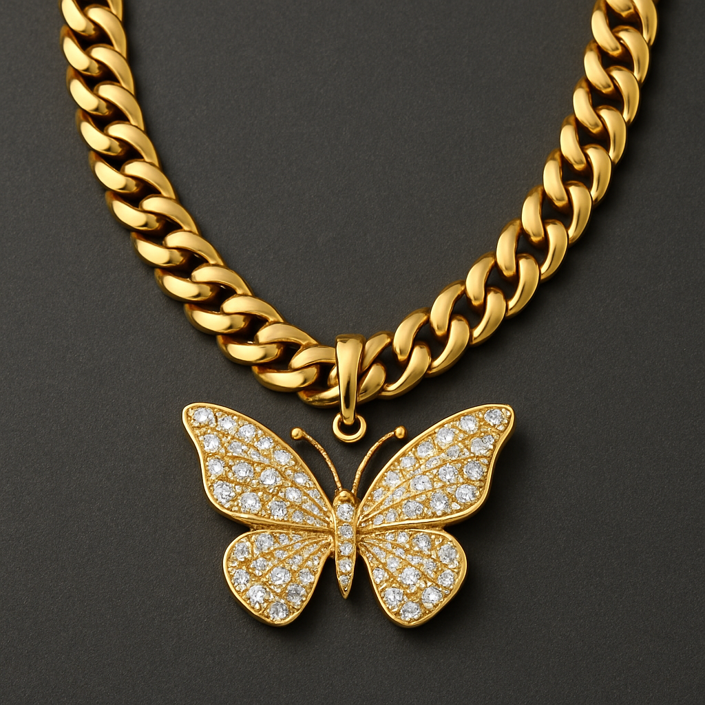 Butterfly Cuban chain