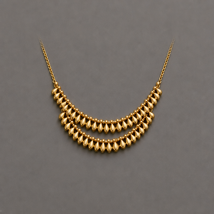 add another layer to the design and make it run higher up the chain
edit the attached jewelry design with these instructions: add another layer to the design and make it run higher up the chain. keep it photorealistic, just the design no text