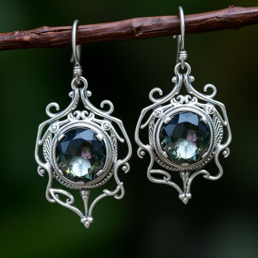 Create earrings with Jesper gemstone, silver around gem’s border
