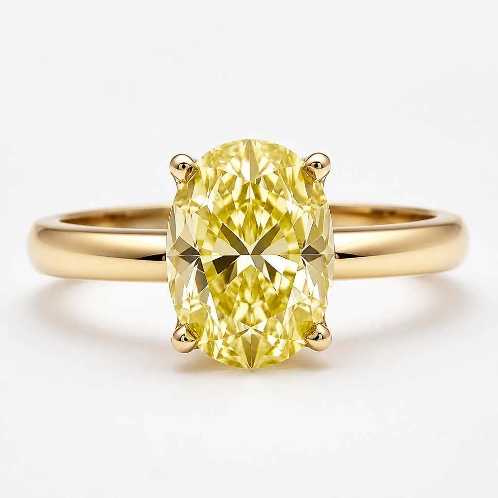 Design a solitaire 3 ct yellow diamond on a yellow gold 3mm band
photorealistic jewelry design, Design a solitaire 3 ct yellow diamond on a yellow gold 3mm band, classic style, just the design no text