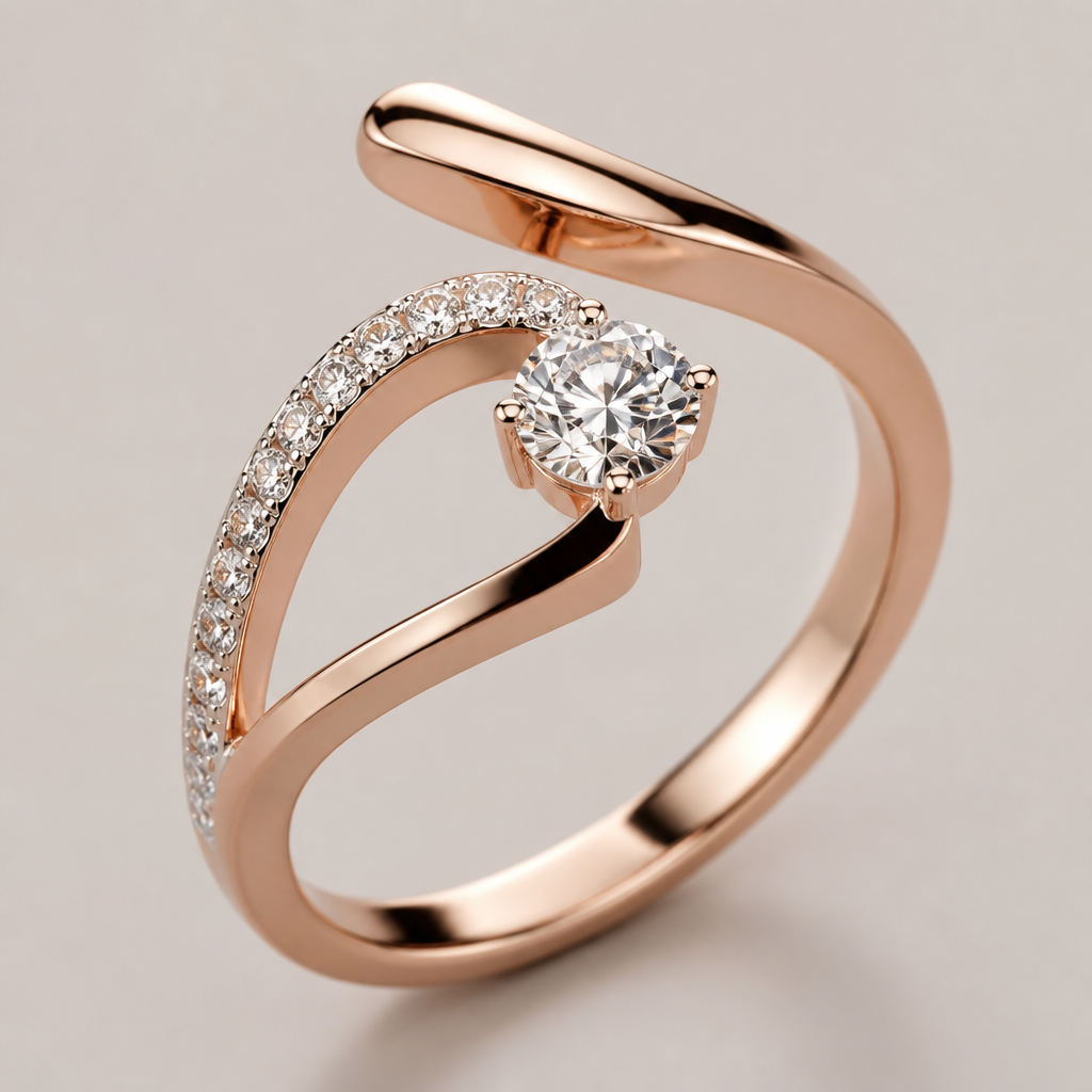 A women's ring
photorealistic jewelry design, A women's ring, modern style, just the design no text