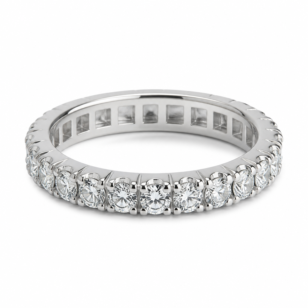 A tennis women's ring made of silver
photorealistic jewelry design, A tennis women's ring made of silver, tennis style, just the design no text