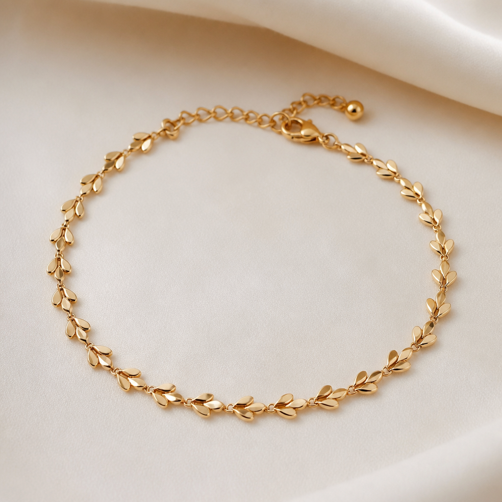 A women's bracelet, minimalist, simple and delicate, clean lines. petal link chain
photorealistic jewelry design, A women's bracelet, minimalist, simple and delicate, clean lines. petal link chain, modern style, just the design no text