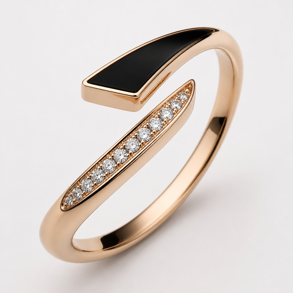 A women's ring
photorealistic jewelry design, A women's ring, modern style, just the design no text