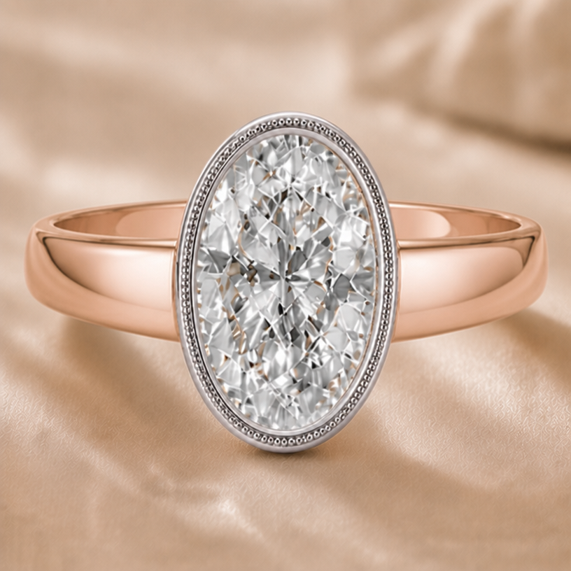 slightly tapered to the bottom of the band
edit the attached jewelry design with these instructions: slightly tapered to the bottom of the band. keep it photorealistic, just the design no text