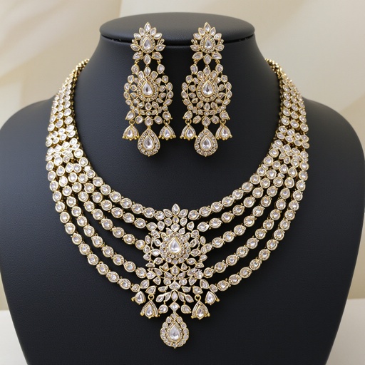 American diamond triple layer set