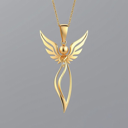 Angel with C gold