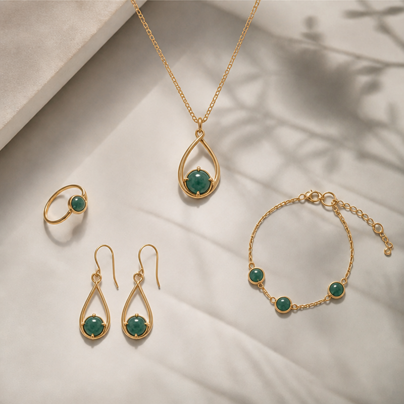 اين طراحي را به طور كامل تغيير بده
edit the attached jewelry design with these instructions: اين طراحي را به طور كامل تغيير بده. keep it photorealistic, just the design no text