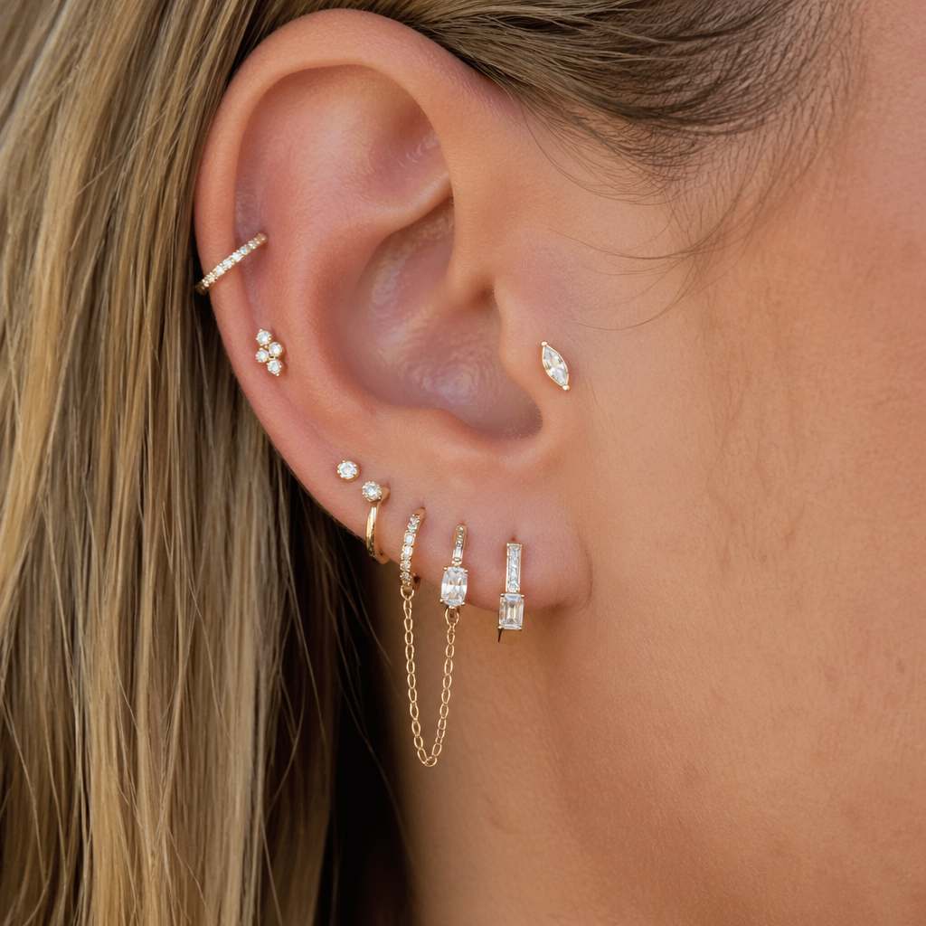 earring stack
photorealistic jewelry design, earring stack
, just the design no text