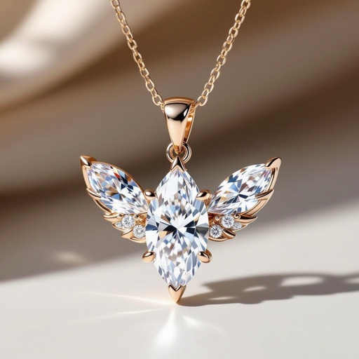 1 whole diamond=1 wing, rose gold diamond