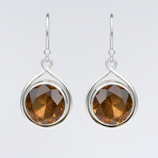 Create earrings with Jesper gemstone, minimal silver around gem’s border