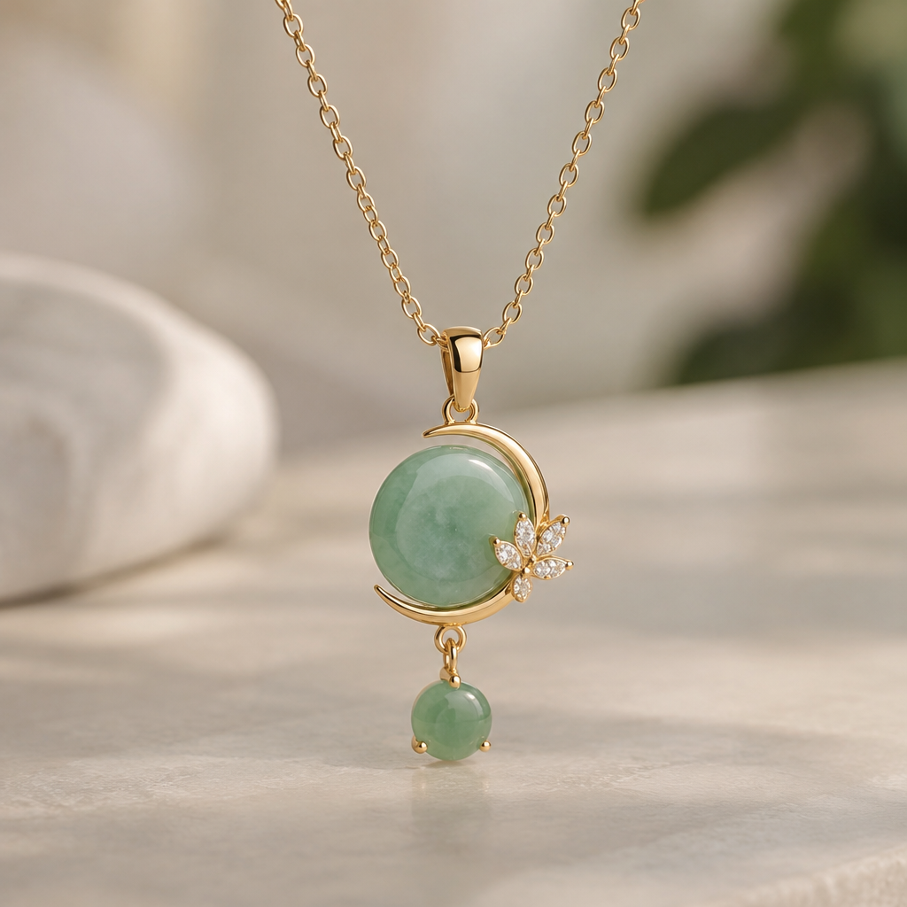 Small jade stones
photorealistic jewelry design, Small jade stones
, modern style, just the design no text
