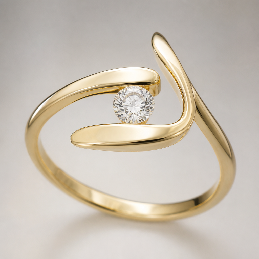 A women's ring
photorealistic jewelry design, A women's ring, modern style, just the design no text