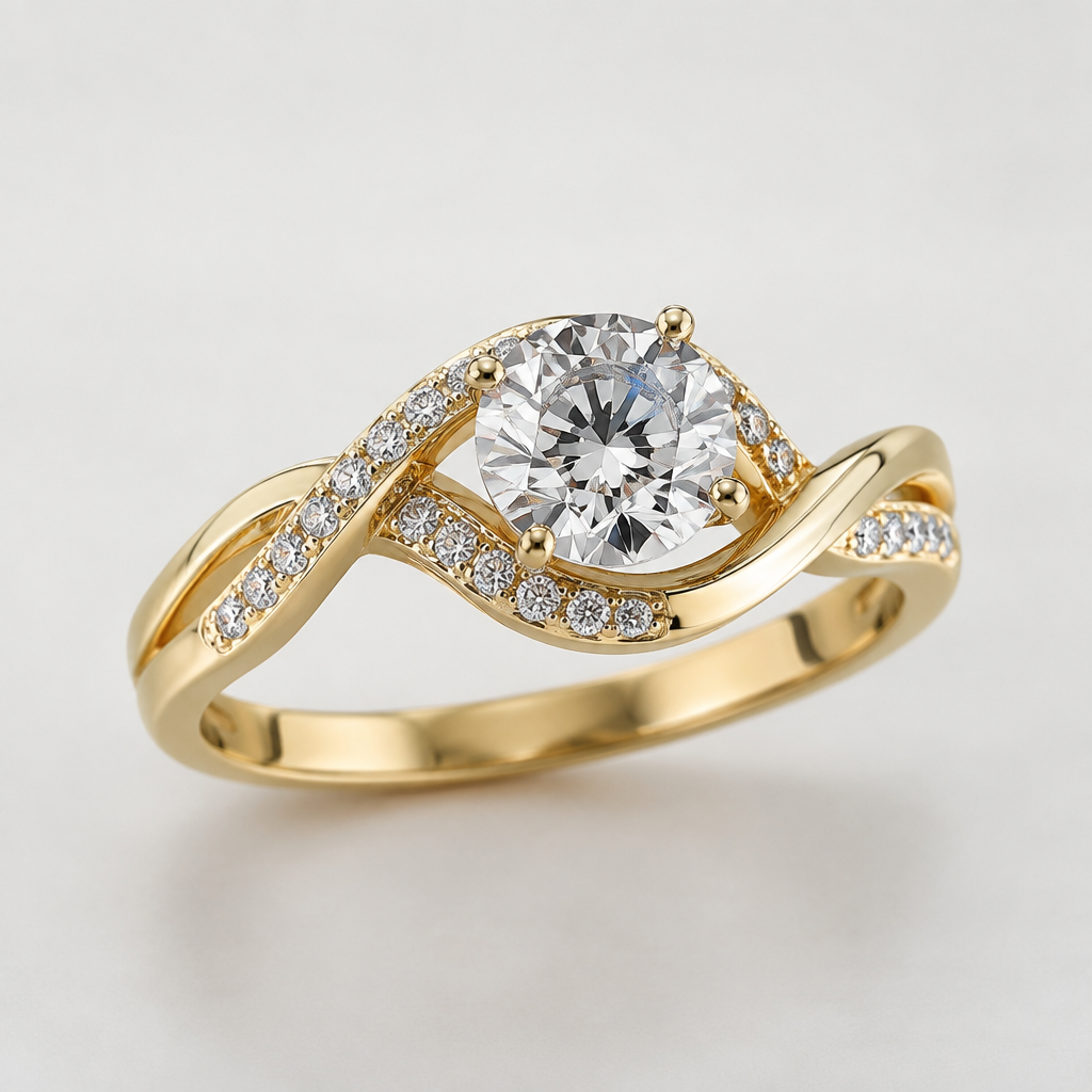 A women's ring
photorealistic jewelry design, A women's ring, modern style, just the design no text