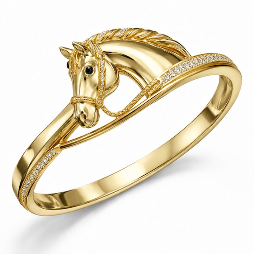 en oro amarillo