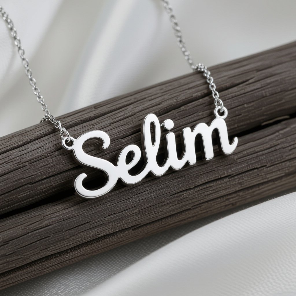 Necklace with name seliem