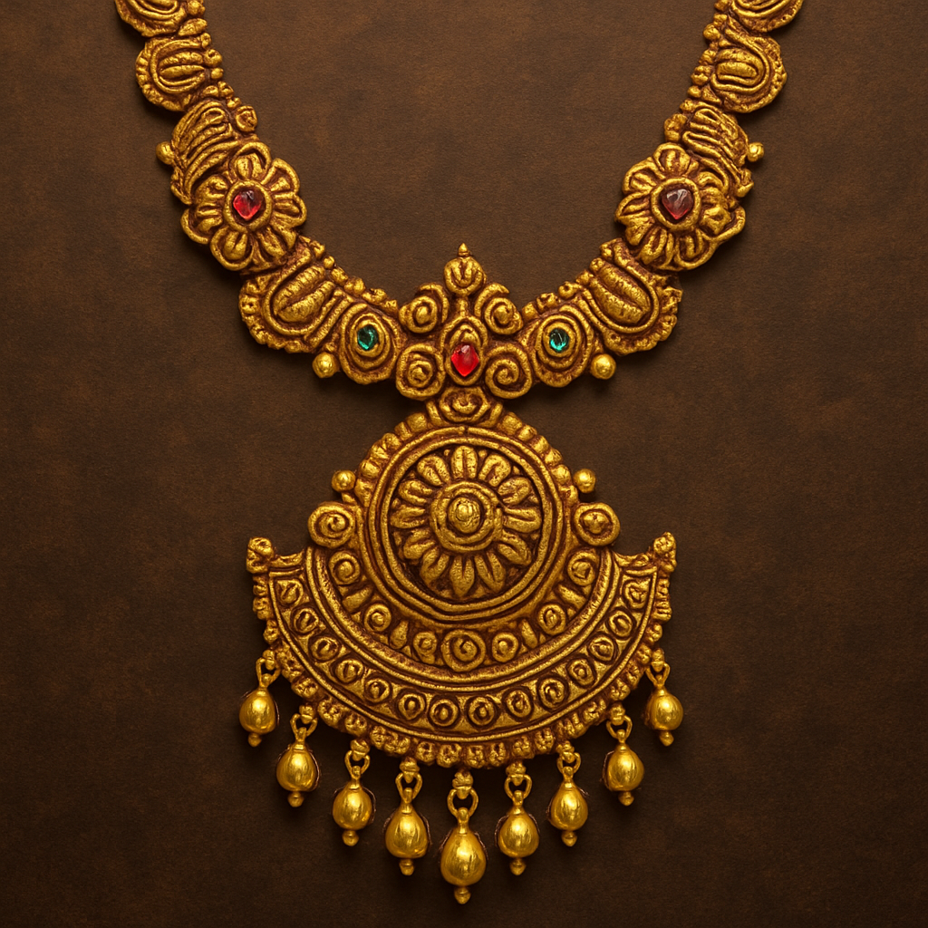 Maharashtrian typically jewellery necklaces 