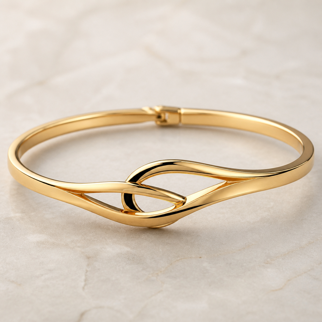 A women's bracelet made of gold
photorealistic jewelry design, A women's bracelet made of gold, modern style, just the design no text