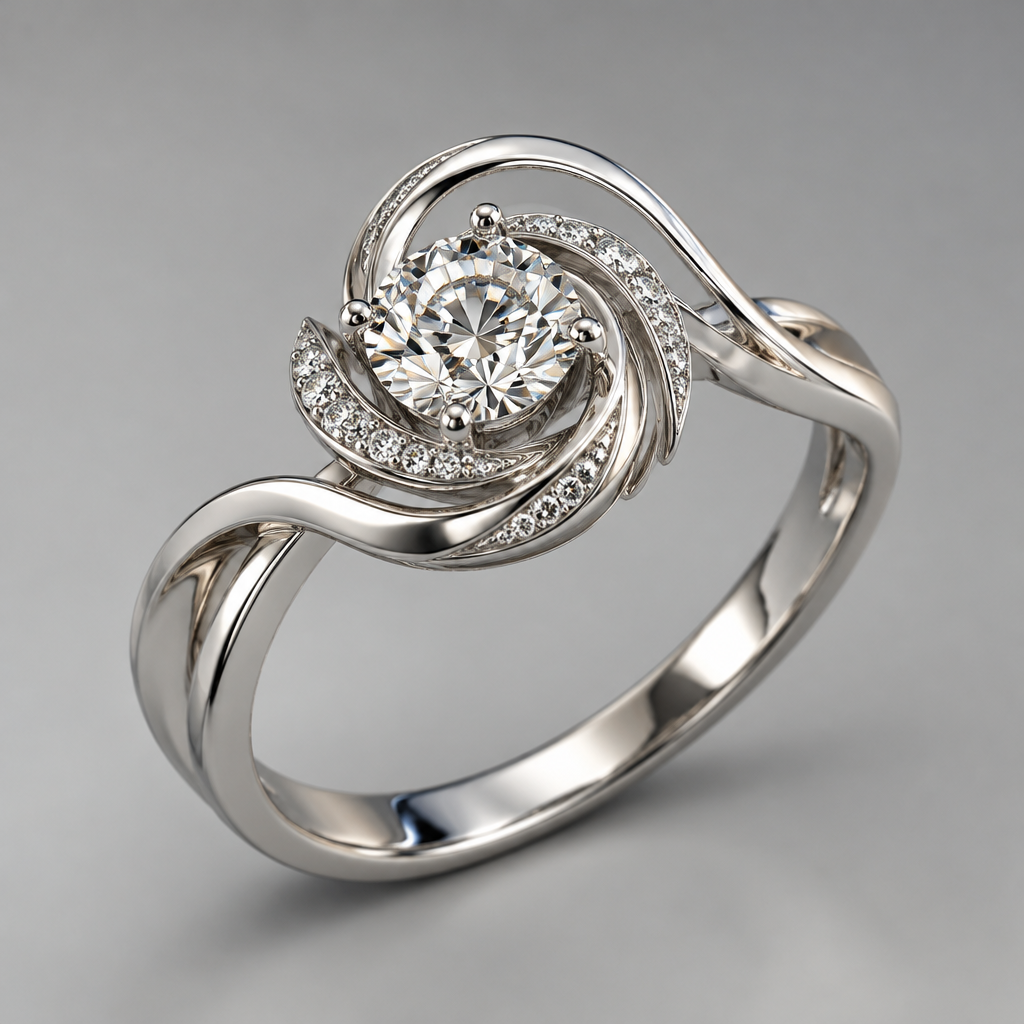 A women's ring. silver diamond cut pendant mob one
photorealistic jewelry design, A women's ring. silver diamond cut pendant mob one, modern style, just the design no text