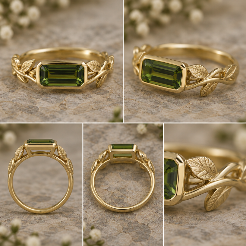 Show multiple angles of ring
edit the attached jewelry design with these instructions: Show multiple angles of ring. keep it photorealistic, just the design no text