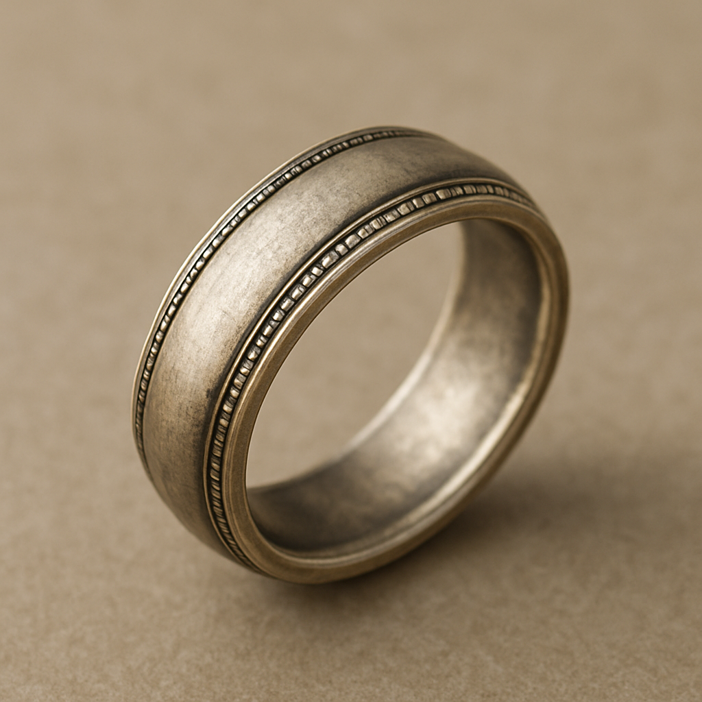 Make a men ring in plain band