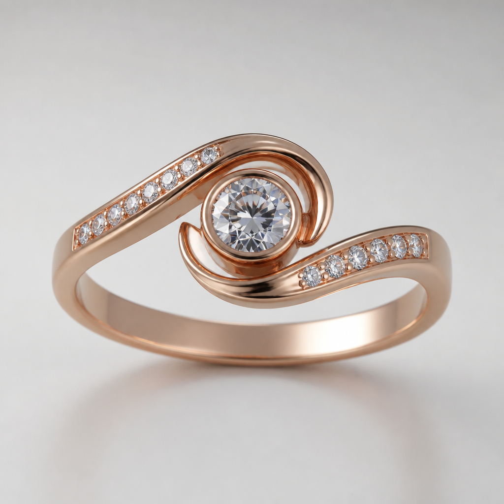 A women's ring
photorealistic jewelry design, A women's ring, modern style, just the design no text