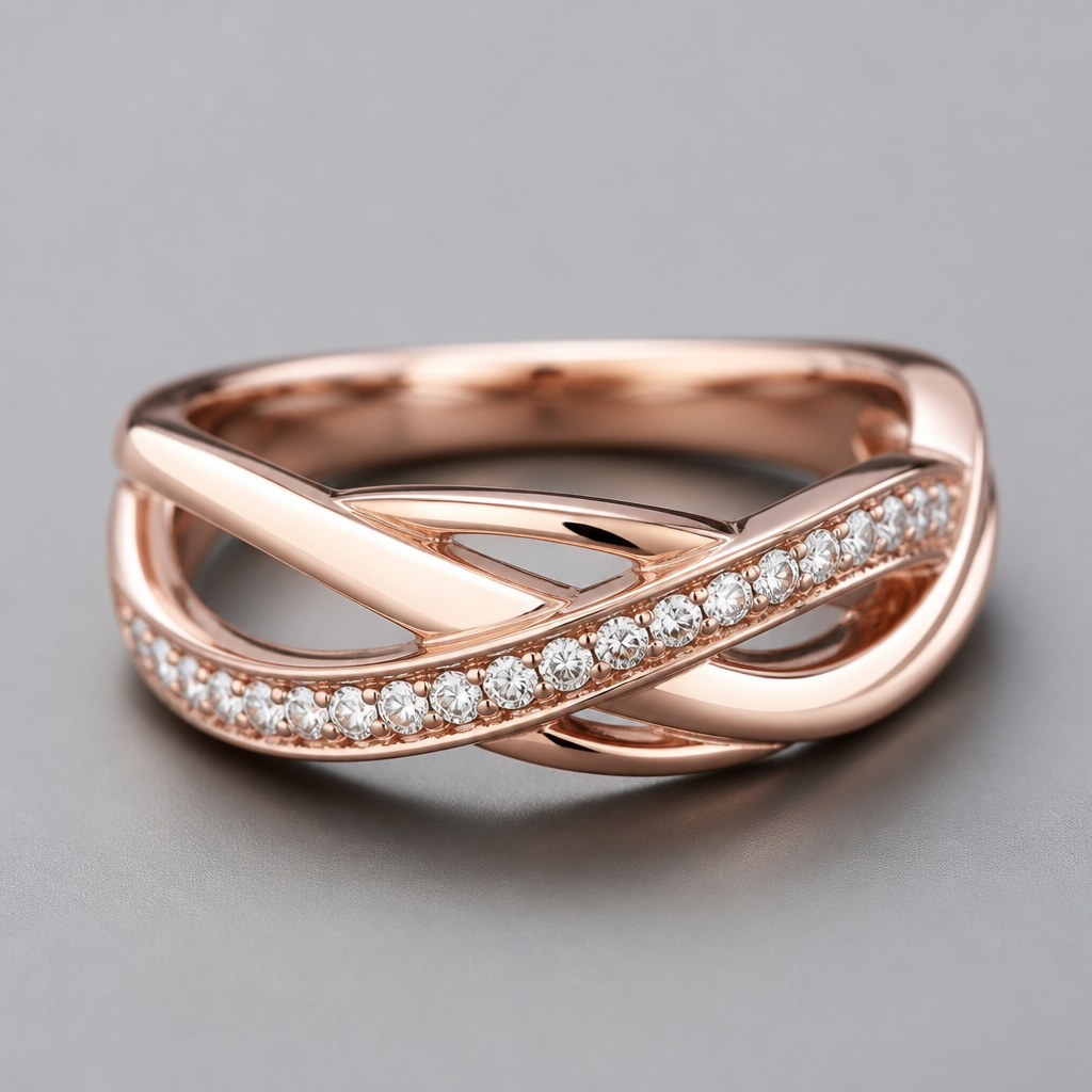 A women's ring
photorealistic jewelry design, A women's ring, modern style, just the design no text