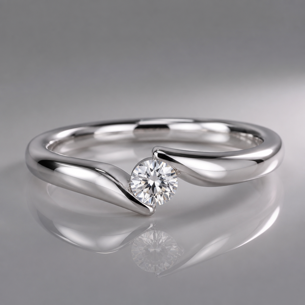 White gold with diamond
photorealistic jewelry design, White gold with diamond
, modern style, just the design no text