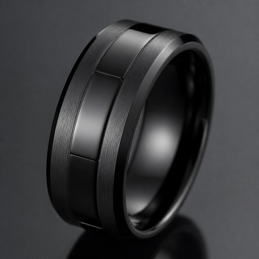 A men's ring
photorealistic jewelry design, A men's ring, modern style, just the design no text