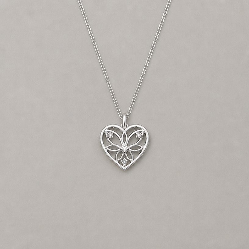 attacher la chaine dans le milieu
edit the attached jewelry design with these instructions: attacher la chaine dans le milieu. keep it photorealistic, just the design no text