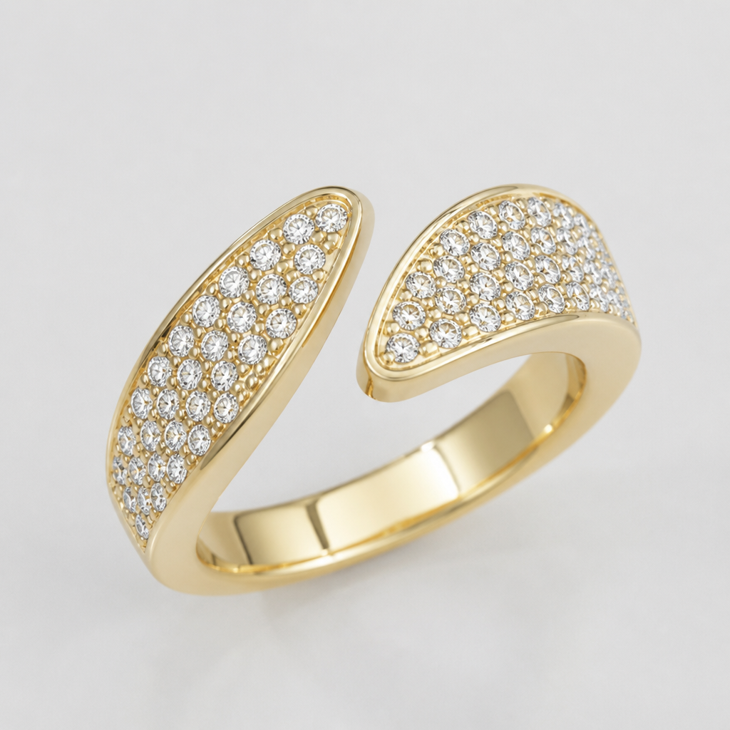 A women's ring
photorealistic jewelry design, A women's ring, modern style, just the design no text