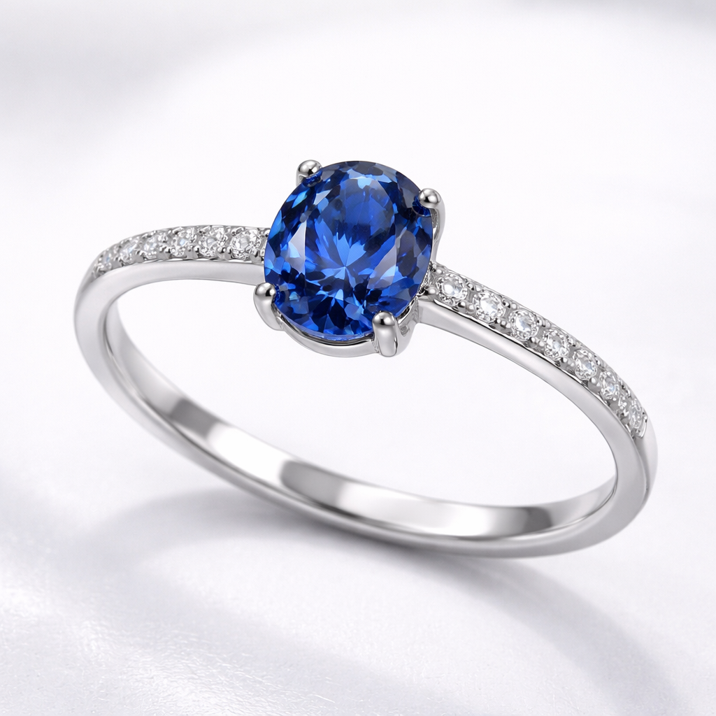 Simple elignet white gold for blue sapphire
Simple elignet white gold for blue sapphire
, modern style