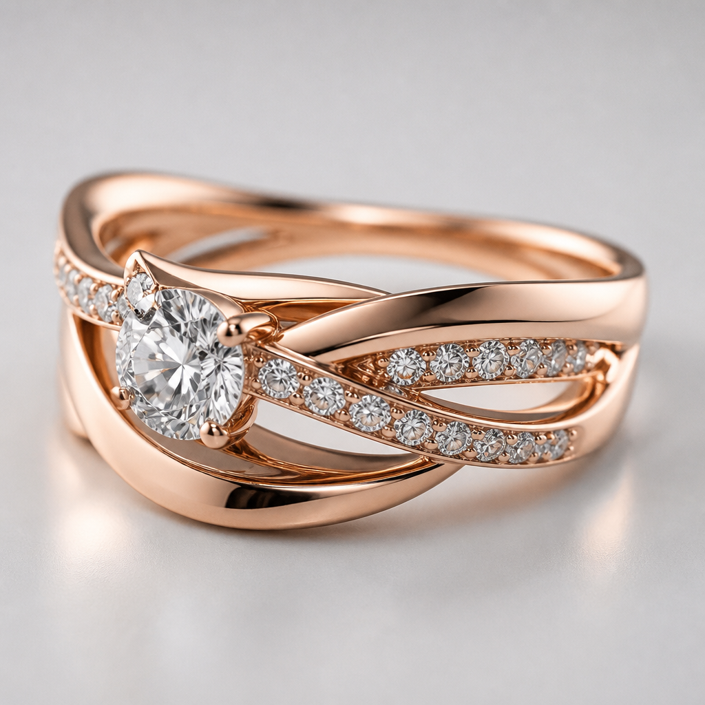 A women's ring
photorealistic jewelry design, A women's ring, modern style, just the design no text