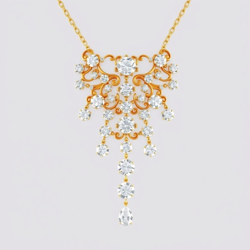 Jewellery golden and diamond