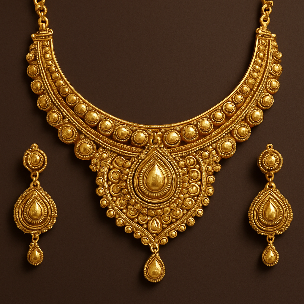 Statement Necklace with earrings 