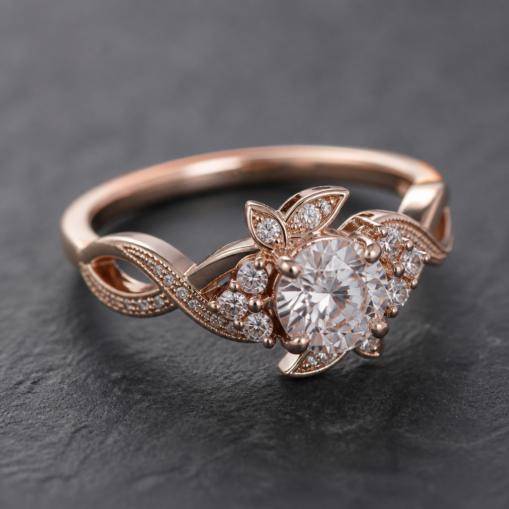 A women's ring, detailed and decorative, moderately ornate
photorealistic jewelry design, A women's ring, detailed and decorative, moderately ornate, modern style, just the design no text