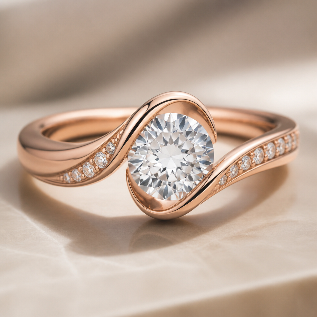 A women's ring
photorealistic jewelry design, A women's ring, modern style, just the design no text