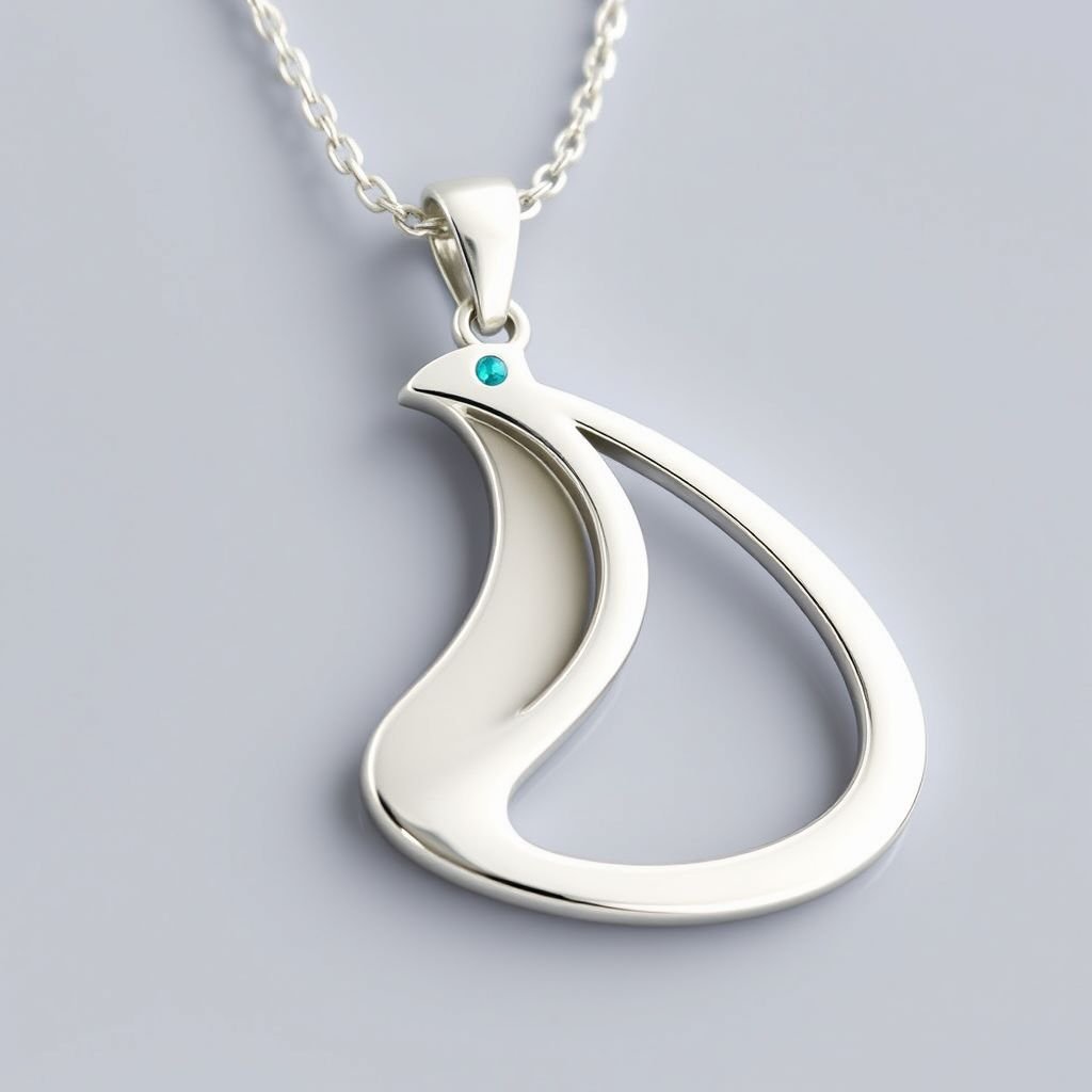 Pendant silver with stylized ice figure skating single skate . Remove boots and leave only lowest part of skates. Add turquoise