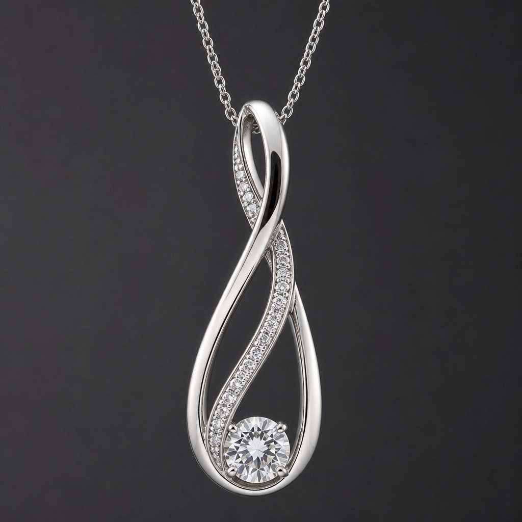 A women's pendant
photorealistic jewelry design, A women's pendant, modern style, just the design no text