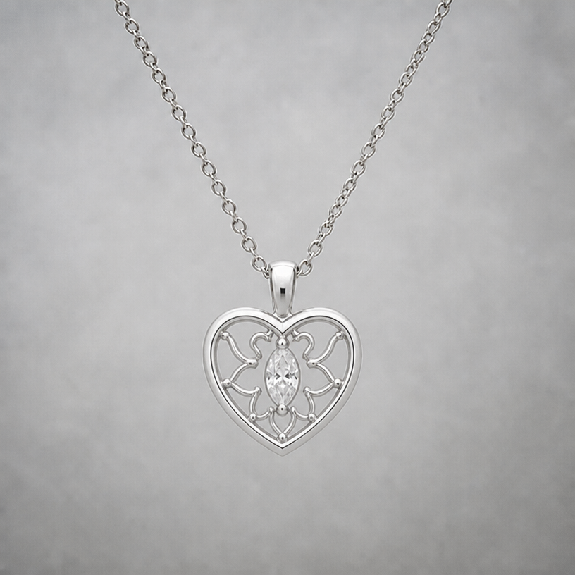 Autre design interieur, ligne de metal exterieur un peu plus épais
edit the attached jewelry design with these instructions: Autre design interieur, ligne de metal exterieur un peu plus épais. keep it photorealistic, just the design no text